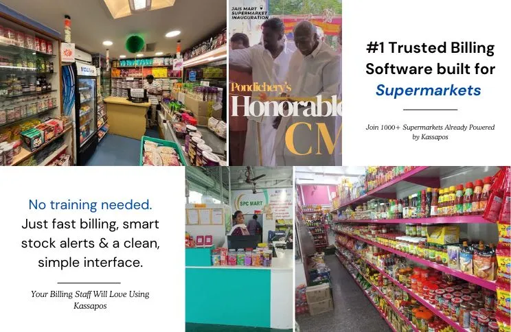 Images of big supermarket openings